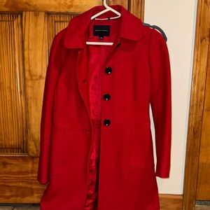 Banana Republic Red Trench Coat